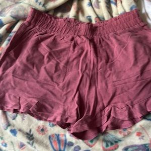 Pink lily shorts